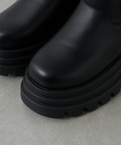 CIAOPANIC(チャオパニック)の「【WEB限定】超厚底エンジニアブーツ(ブーツ・レディース・ブラック・SMALL/MEDIUM/LARGE/X-LARGE)」の11枚目の写真