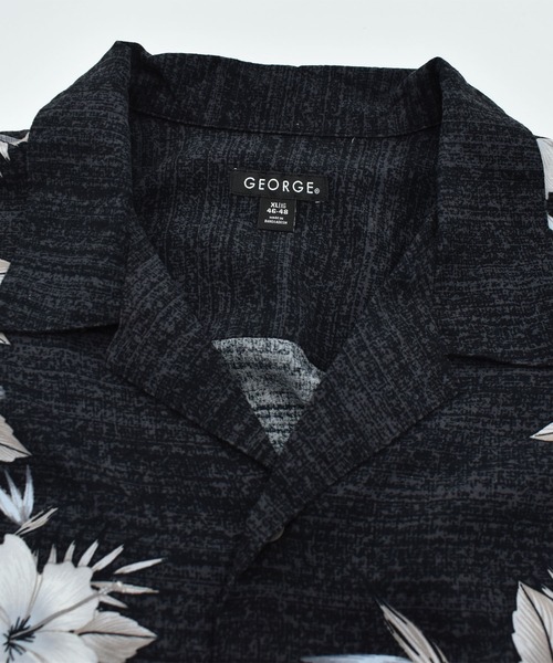 VINTAGE(ヴィンテージ)の「【ヴィンテージ古着】GEORGE ショートスリーブ オープンカラーシャツ(シャツ/ブラウス・メンズ・チャコールグレー・X-LARGE)」の6枚目の写真
