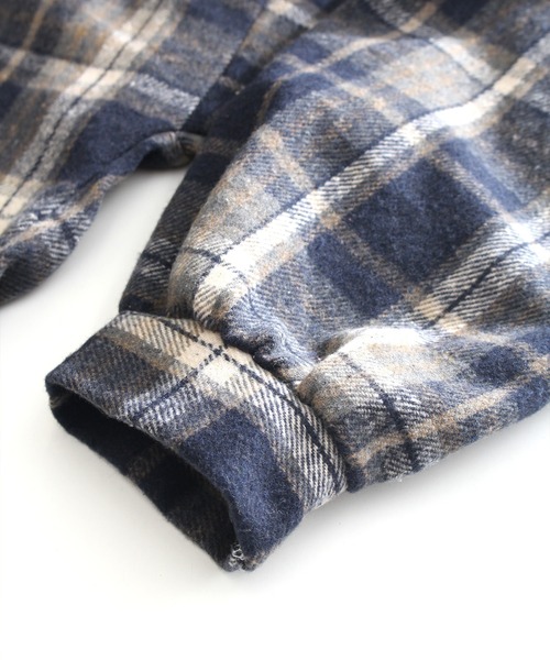 SpRay（スプレイ）の「フェイクウールチェックシャツ（シャツ/ブラウス・レディース・ホワイト/ブラウン/グレー/ネイビー/アイボリー・FREE）」の16枚目の写真