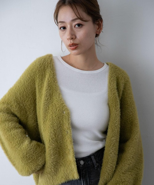 URBAN RESEARCH Sonny Label（アーバンリサーチサニーレーベル）の「『UR TECH』蓄熱ベーシックロングTシャツ（Tシャツ/カットソー・レディース・チャコールグレー/ブラウン/オフホワイト・FREE）」の5枚目の写真