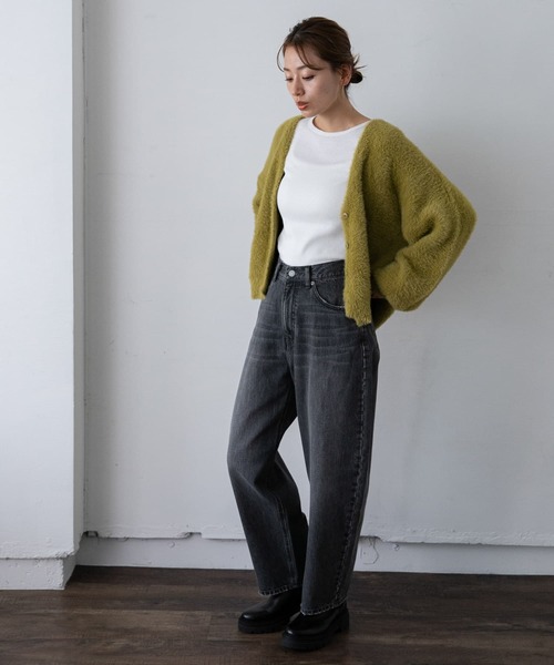 URBAN RESEARCH Sonny Label（アーバンリサーチサニーレーベル）の「『UR TECH』蓄熱ベーシックロングTシャツ（Tシャツ/カットソー・レディース・チャコールグレー/ブラウン/オフホワイト・FREE）」の8枚目の写真