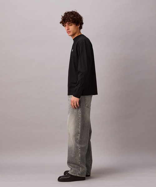 Calvin Klein（カルバン・クライン）の「【WEB限定】ユニセックス ロングスリーブTシャツ 2枚パック（Tシャツ/カットソー・メンズ・ブラック/ホワイト・L/XL/M/S）」の16枚目の写真