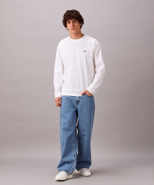 Calvin Klein（カルバン・クライン）の「【WEB限定】ユニセックス ロングスリーブTシャツ 2枚パック（Tシャツ/カットソー・メンズ・ブラック/ホワイト・L/XL/M/S）」の20枚目の写真