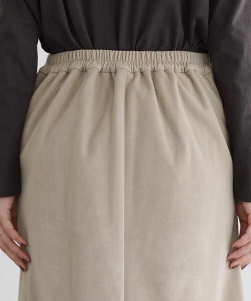 Pierrot（ピエロ）の「ミドル丈 柄が選べるカシミヤタッチIラインスカート（スカート・レディース・チェック/ブラック/グレイッシュベージュ・M/L）」の14枚目の写真