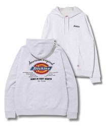 Dickies | 【別注限定展開】Dickies 裏起毛 ロゴ刺繍/プリント プルオーバーパーカー(パーカー)
