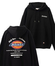 【別注限定展開】【Dickies】裏起毛 ロゴ刺繍/プリント プルオーバーパーカー