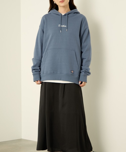 Dickies（ディッキーズ）の「【別注限定展開】Dickies 裏起毛 ロゴ刺繍/プリント プルオーバーパーカー（パーカー・メンズ・ライトグレー/ブラック/ブルーグリーン/ホワイト/ブラック系1/ブラウン/ブルー系1/アッシュ・M/XXL/XL/L）」の22枚目の写真