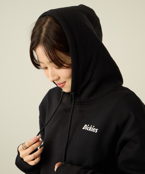 Dickies（ディッキーズ）の「【別注限定展開】Dickies 裏起毛 ロゴ刺繍/プリント プルオーバーパーカー（パーカー・メンズ・ライトグレー/ブラック/ブルーグリーン/ホワイト/ブラック系1/ブラウン/ブルー系1/アッシュ・M/XXL/XL/L）」の18枚目の写真