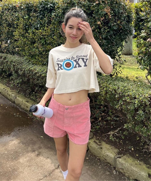 ROXY(ロキシー)の「SESSIONS SHORT 2/ロキシーサマーコーデュロイショートパンツ(その他パンツ・レディース・ピンク・26inch/25inch/27inch)」の3枚目の写真