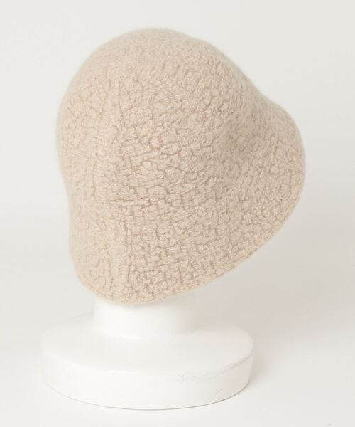 RUBY AND YOU（ルビーアンドユー）の「［select］ボアクローシュハット（ハット・レディース・アイボリー/ベージュ・FREE）」の5枚目の写真