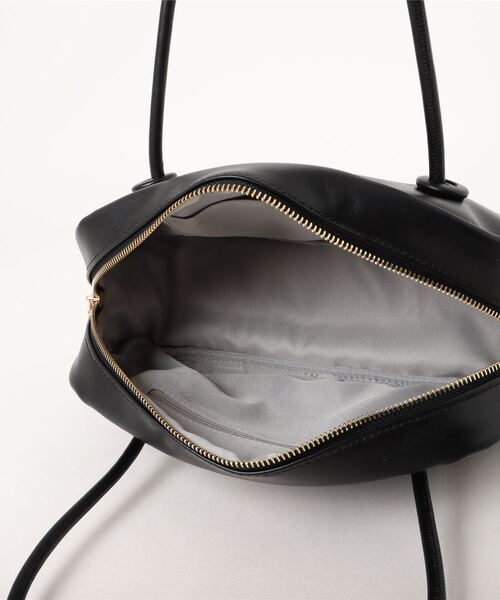 Jewelna Rose(ジュエルナローズ)の「JEWELNA by Jewelna Rose ミニボストンバッグ 11835(ハンドバッグ・レディース・ブラック/グレー系/ライトグレー・FREE)」の14枚目の写真