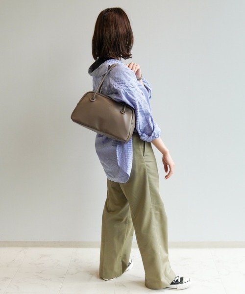 Jewelna Rose(ジュエルナローズ)の「JEWELNA by Jewelna Rose ミニボストンバッグ 11835(ハンドバッグ・レディース・ブラック/グレー系/ライトグレー・FREE)」の8枚目の写真