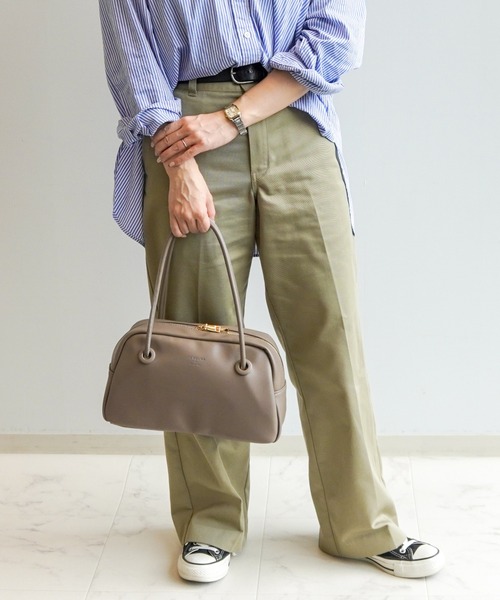 Jewelna Rose(ジュエルナローズ)の「JEWELNA by Jewelna Rose ミニボストンバッグ 11835(ハンドバッグ・レディース・ブラック/グレー系/ライトグレー・FREE)」の11枚目の写真