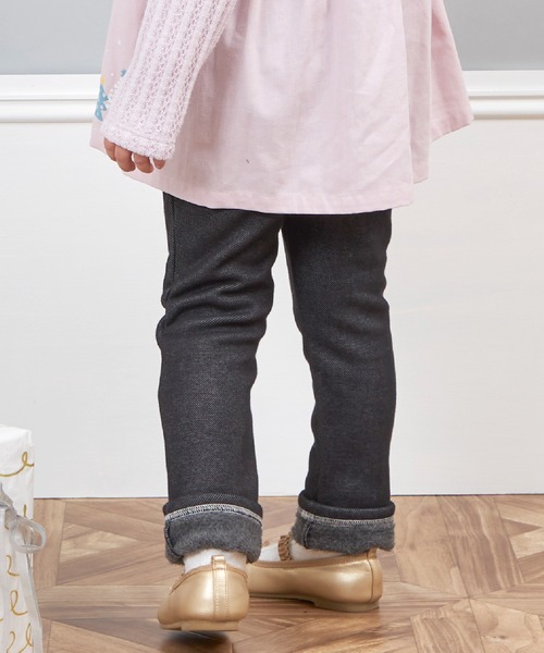 KP（ケーピー）の「デニムニット裏シャギーパンツ(100～160)（デニムパンツ・キッズ・ブラック/ダークネイビー・160cm/150cm/140cm/130cm/120cm/110cm/100cm）」の8枚目の写真