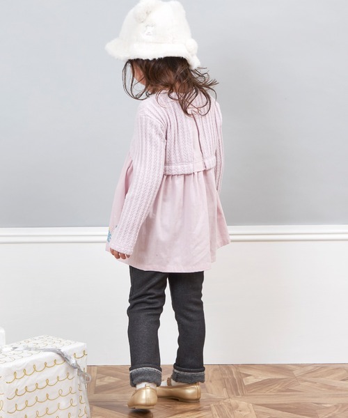 KP（ケーピー）の「デニムニット裏シャギーパンツ(100～160)（デニムパンツ・キッズ・ブラック/ダークネイビー・160cm/150cm/140cm/130cm/120cm/110cm/100cm）」の6枚目の写真