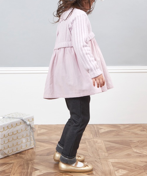 KP（ケーピー）の「デニムニット裏シャギーパンツ(100～160)（デニムパンツ・キッズ・ブラック/ダークネイビー・160cm/150cm/140cm/130cm/120cm/110cm/100cm）」の7枚目の写真