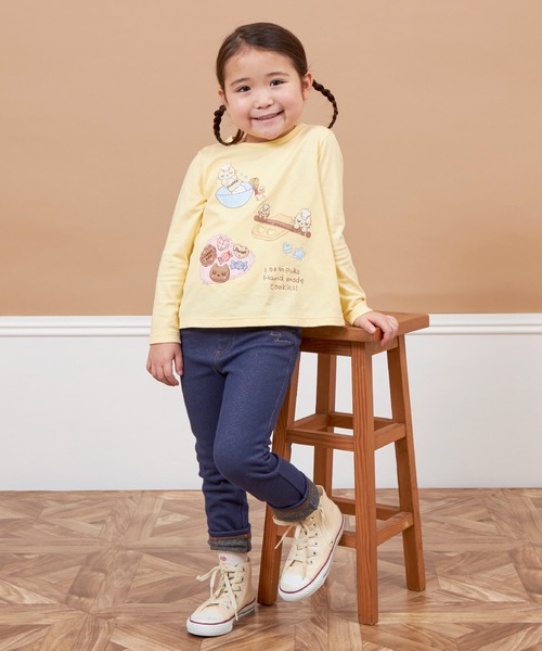 KP（ケーピー）の「デニムニット裏シャギーパンツ(100～160)（デニムパンツ・キッズ・ブラック/ダークネイビー・160cm/150cm/140cm/130cm/120cm/110cm/100cm）」の10枚目の写真