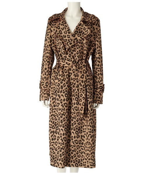 Settimissimo（セッティミッシモ）の「ITALY スエードタッチ アニマルプリント トレンチコート ロング（トレンチコート・レディース・ベージュ/キャメル・FREE）」の20枚目の写真