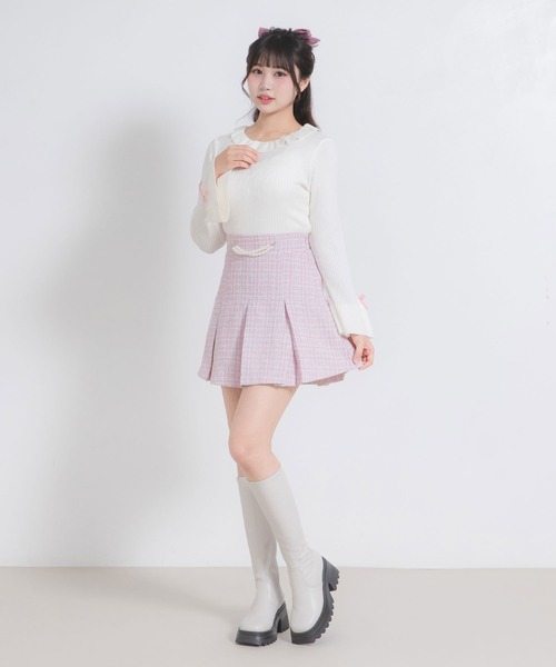 DearMyLoveRose（ディアマイラブローズ）の「厚底ストレッチロングブーツ 【大きいサイズ有】（ブーツ・レディース・ブラック/ブラック系その他/オフホワイト/ブラウン・23.5cm/23cm/24cm/22.5cm/25cm/24.5cm）」の14枚目の写真