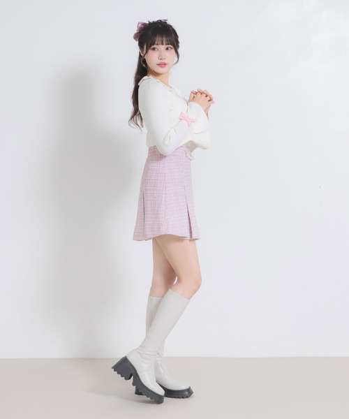 DearMyLoveRose（ディアマイラブローズ）の「厚底ストレッチロングブーツ 【大きいサイズ有】（ブーツ・レディース・ブラック/ブラック系その他/オフホワイト/ブラウン・23.5cm/23cm/24cm/22.5cm/25cm/24.5cm）」の15枚目の写真