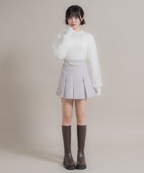 DearMyLoveRose（ディアマイラブローズ）の「厚底ストレッチロングブーツ 【大きいサイズ有】（ブーツ・レディース・ブラック/ブラック系その他/オフホワイト/ブラウン・23.5cm/23cm/24cm/22.5cm/25cm/24.5cm）」の17枚目の写真