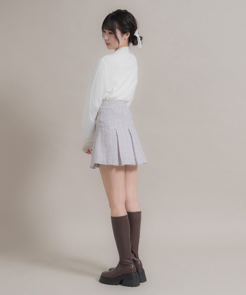 DearMyLoveRose（ディアマイラブローズ）の「厚底ストレッチロングブーツ 【大きいサイズ有】（ブーツ・レディース・ブラック/ブラック系その他/オフホワイト/ブラウン・23.5cm/23cm/24cm/22.5cm/25cm/24.5cm）」の19枚目の写真