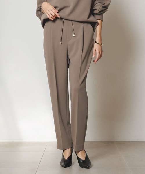 【セール】サマ見えあったかテーパードパンツ＜低身長サイズあり＞/133696（その他パンツ）｜Elura（エルーラ）