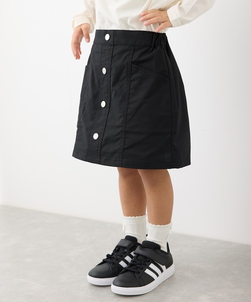 ROPE' PICNIC(ロペピクニック)の「【KIDS】フロントボタンインパン付きスカート(スカート・キッズ・ブラック/ピンク・120/130/140/150)」の16枚目の写真