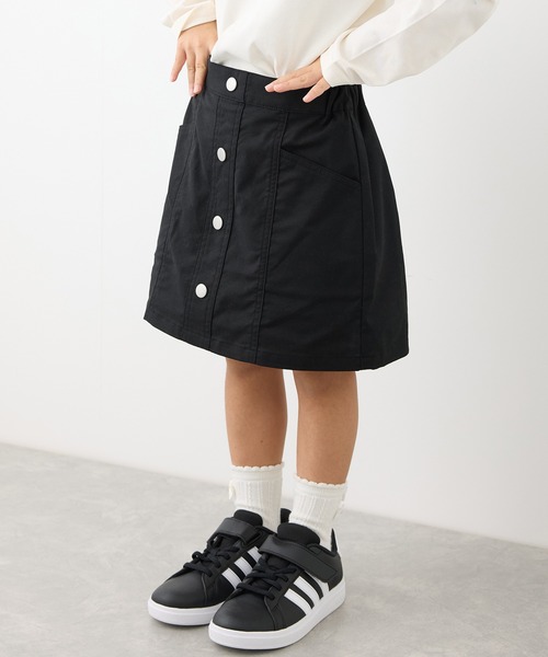 ROPE' PICNIC(ロペピクニック)の「【KIDS】フロントボタンインパン付きスカート(スカート・キッズ・ブラック/ピンク・120/130/140/150)」の17枚目の写真