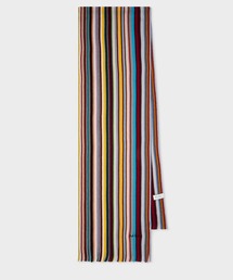 Paul Smith(ポールスミス)のシグネチャーストライプ ラッセル マフラー【240427 RS】(マフラー)