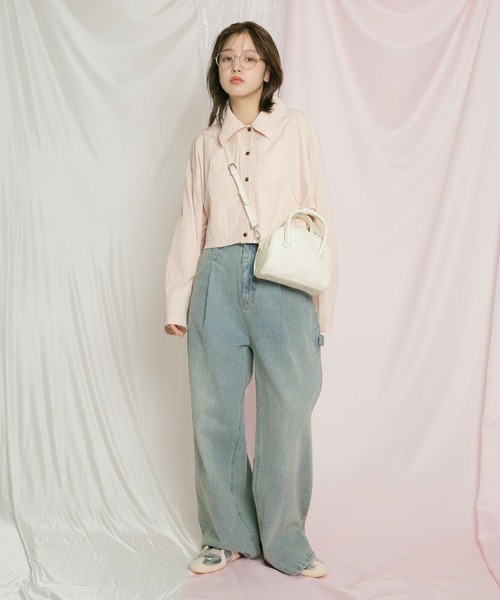 KBF（ケイビーエフ）の「ボーリングボストンBAG（ボストンバッグ・レディース・ブラック/アイボリー/ブルー・ONE）」の5枚目の写真