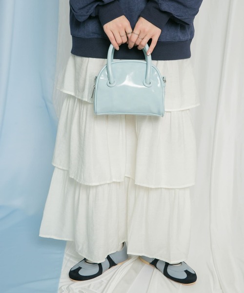 KBF（ケイビーエフ）の「ボーリングボストンBAG（ボストンバッグ・レディース・ブラック/アイボリー/ブルー・ONE）」の21枚目の写真