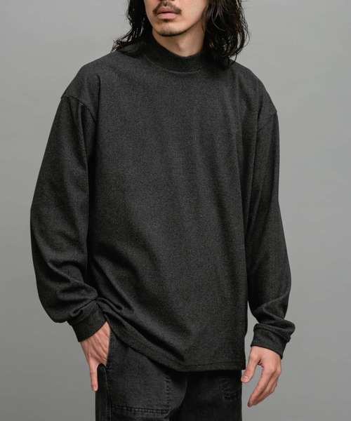 URBAN RESEARCH Sonny Label(アーバンリサーチサニーレーベル)の「スーパーストレッチモックネックTシャツ(Tシャツ/カットソー・メンズ・ブラック/チャコールグレー/オフホワイト・MEDIUM/LARGE/X-LARGE)」の21枚目の写真