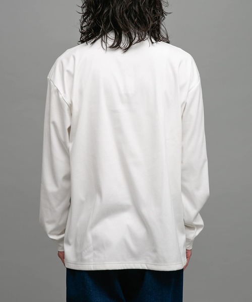 URBAN RESEARCH Sonny Label(アーバンリサーチサニーレーベル)の「スーパーストレッチモックネックTシャツ(Tシャツ/カットソー・メンズ・ブラック/チャコールグレー/オフホワイト・MEDIUM/LARGE/X-LARGE)」の18枚目の写真