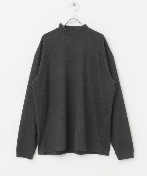 URBAN RESEARCH Sonny Label(アーバンリサーチサニーレーベル)の「スーパーストレッチモックネックTシャツ(Tシャツ/カットソー・メンズ・ブラック/チャコールグレー/オフホワイト・MEDIUM/LARGE/X-LARGE)」の11枚目の写真