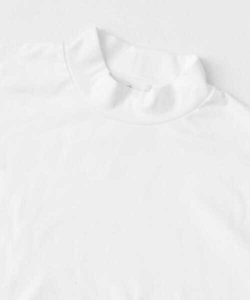 URBAN RESEARCH Sonny Label(アーバンリサーチサニーレーベル)の「スーパーストレッチモックネックTシャツ(Tシャツ/カットソー・メンズ・ブラック/チャコールグレー/オフホワイト・MEDIUM/LARGE/X-LARGE)」の4枚目の写真