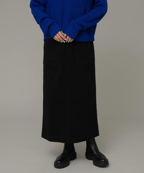 URBAN RESEARCH Sonny Label（アーバンリサーチサニーレーベル）の「裏起毛ベイカーイージースカート（スカート・レディース・ベージュ/ブラウン/ブラック・FREE）」の2枚目の写真