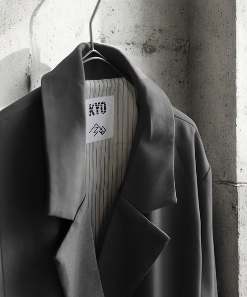 アシンメトリーダブルジャケット（テーラードジャケット）｜antiqua