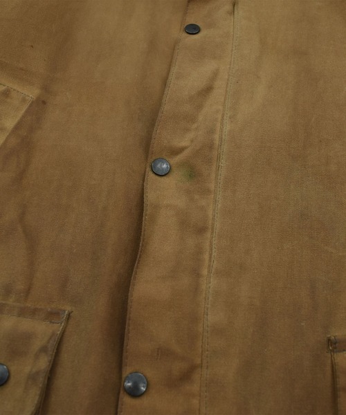 VINTAGE（ヴィンテージ）の「【ヴィンテージ古着】90’s HI-DIVER オイルドコットン ハンティングジャケット 英国製（カバーオール・メンズ・ブラウン・X-LARGE）」の17枚目の写真