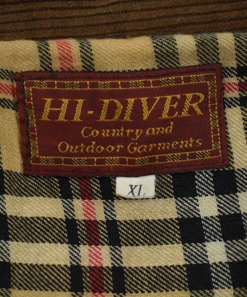 VINTAGE（ヴィンテージ）の「【ヴィンテージ古着】90’s HI-DIVER オイルドコットン ハンティングジャケット 英国製（カバーオール・メンズ・ブラウン・X-LARGE）」の5枚目の写真