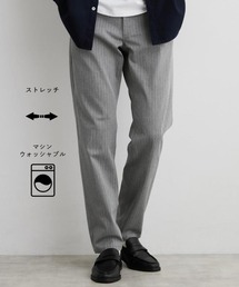 累計売上40万本突破!!7DAYSストレッチへリンボンパンツ 【Sサイズ~/ON⇔OFF兼用/ストレッチ/洗濯機OK】