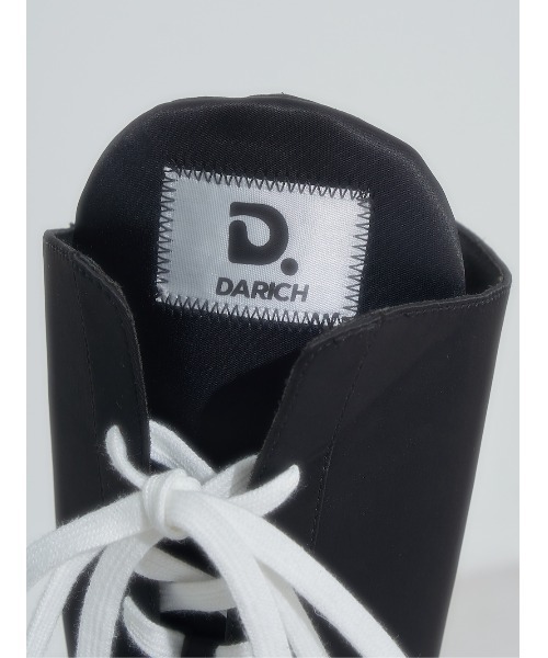 ⭐新品未使用⭐ダーリッチ Darich レースアップツイル ブーツ L 24.5 ダーリッチ Darich レースアップロングブーサン （ブラック