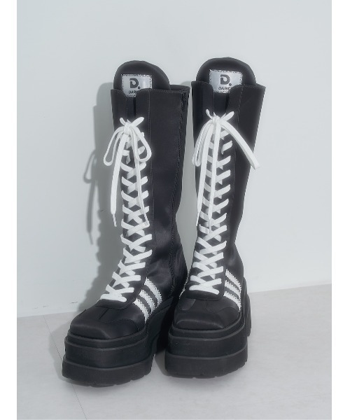 ダーリッチ　レースアップスニーカーロングブーツ Darich ブーツ レースアップスニーカーロングブーツ レディース