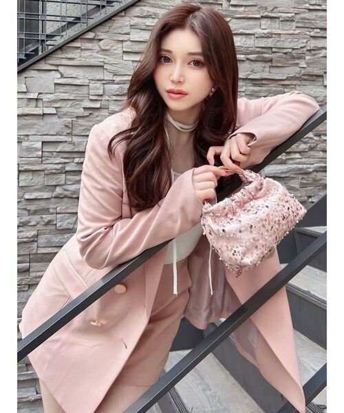 RESEXXY（リゼクシー）の「ベーシックショートパンツ【セットアップ着用可能】（その他パンツ・レディース・ネイビー/ピンク/アイボリー・FREE）」の20枚目の写真