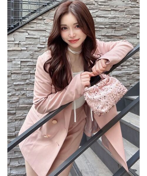 RESEXXY（リゼクシー）の「ベーシックショートパンツ【セットアップ着用可能】（その他パンツ・レディース・ネイビー/ピンク/アイボリー・FREE）」の19枚目の写真