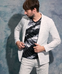 HIDEAWAYS NICOLE | ハニカムジャガードラペルジャケット(カーディガン/ボレロ)