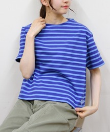 ORCIVAL/オーシバル クルーネックショートスリーブプルオーバー ボーダー CREWNECK SHORT SLEEVE BORDER B258