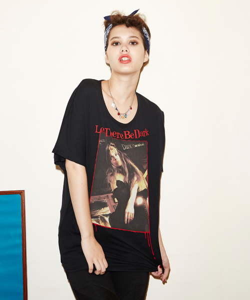 【楽天ランキング1位】 HYSTERIC BE THERE GLAMOUR（ヒステリックグラマー）の「DAM/LET トップス
