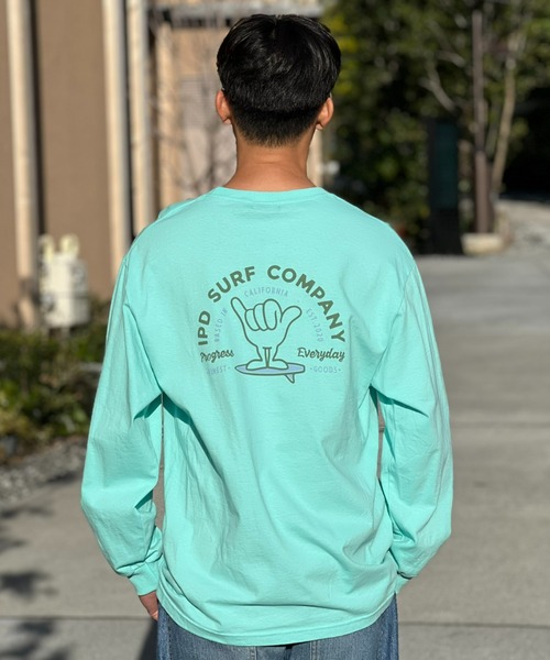IPD(アイピーディー)の「【IPD】 SHAKA EVERY DAY LS シャカ エブリデイ ロングスリーブ(Tシャツ/カットソー・メンズ・グリーン系その他/サンドベージュ/ブラック・MEDIUM/X-LARGE/LARGE)」の3枚目の写真