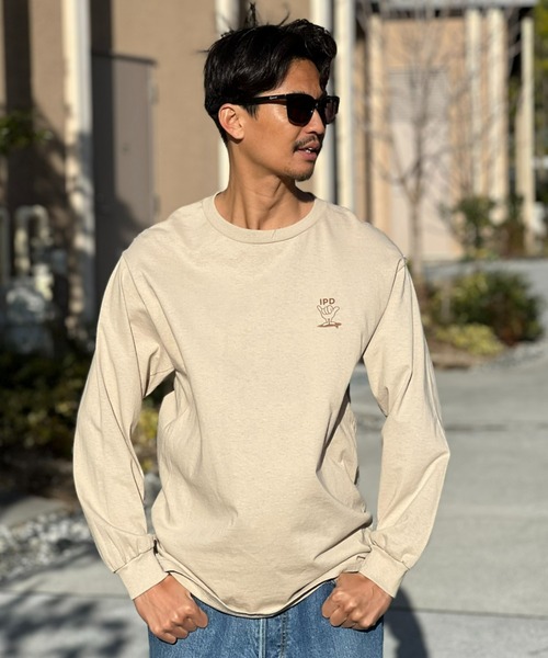 IPD(アイピーディー)の「【IPD】 SHAKA EVERY DAY LS シャカ エブリデイ ロングスリーブ(Tシャツ/カットソー・メンズ・グリーン系その他/サンドベージュ/ブラック・MEDIUM/X-LARGE/LARGE)」の12枚目の写真